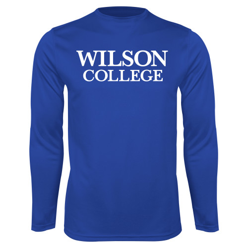  Royal Performance Long Sleeve Shirt - Wilson College Primary Mark