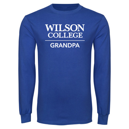  Royal Long Sleeve T Shirt - Wilson College Grandpa