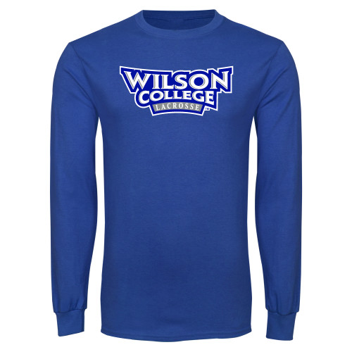  Royal Long Sleeve T Shirt - Wilson College Lacrosse