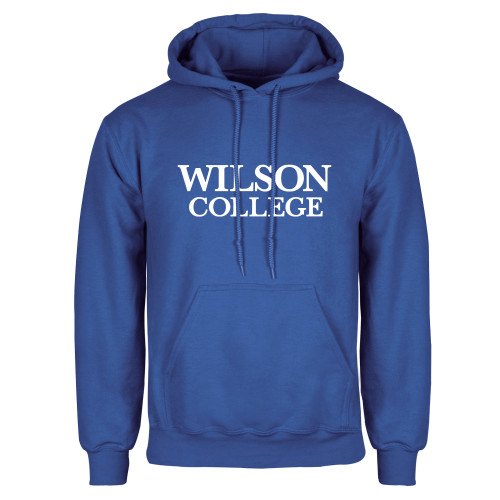  Royal Fleece Hoodie - Wilson College Primary Mark