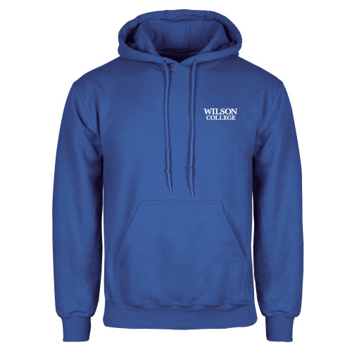  Royal Fleece Hoodie - Wilson College Primary Mark