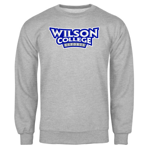  Grey Fleece Crew - Wilson College Esports