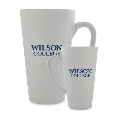  Full Color Latte Mug 17oz - Wilson College Primary Mark