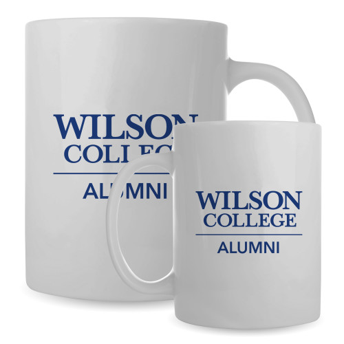  Alumni Full Color White Mug 15oz - Wilson College Alumni