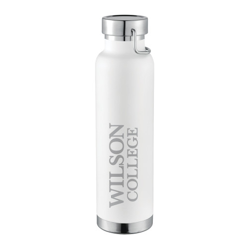 Thor Copper Vacuum Insulated White Bottle 22oz - Wilson College Primary Mark Engraved