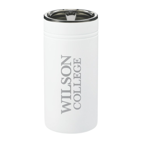  Sherpa Vacuum White Tumbler & Insulator 12oz - Wilson College Primary Mark Engraved