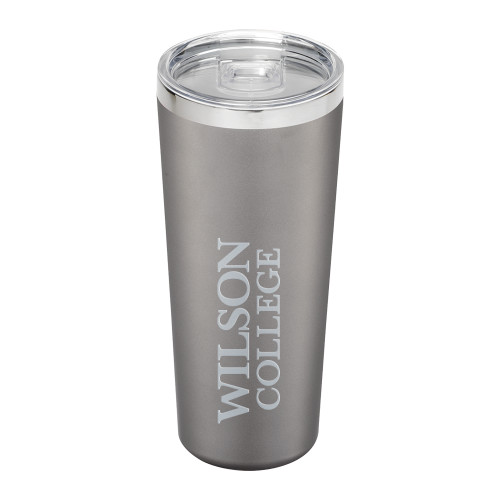  Thor Vacuum Insulated Grey Tumbler 22oz - Wilson College Primary Mark Engraved