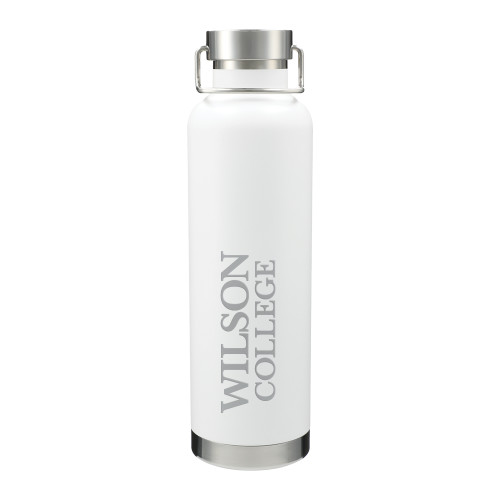  Thor Copper Vacuum Insulated White Bottle 32oz - Wilson College Primary Mark Engraved