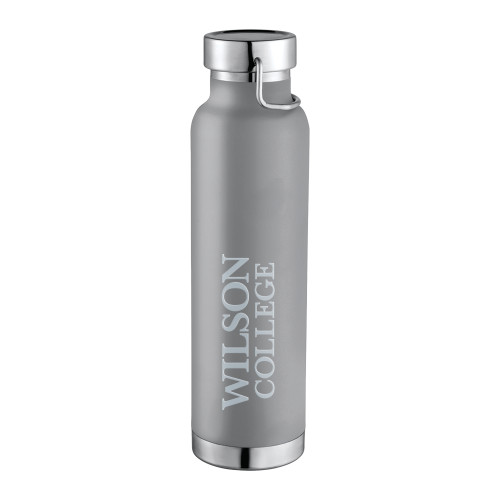 Thor Copper Vacuum Insulated Grey Bottle 22oz - Wilson College Primary Mark Engraved