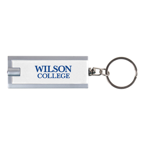  Turbo White Flashlight Key Holder - Wilson College Primary Mark