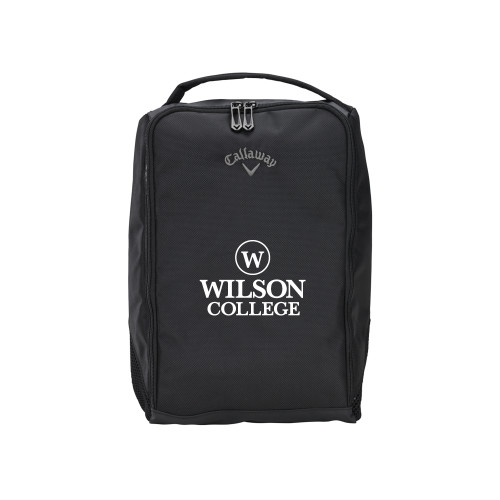  Callaway Clubhouse Black Golf Shoe Bag - Wilson College Embroidery Mark