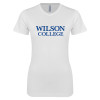 Thumbnail image for  Next Level Womens White Boyfriend Tee