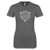 Thumbnail image for  Next Level Womens Charcoal Boyfriend Tee
