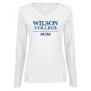 Thumbnail image for  Womens White Long Sleeve V Neck Tee
