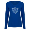 Thumbnail image for  Womens Royal Long Sleeve V Neck Tee 