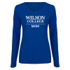 Thumbnail image for  Womens Royal Long Sleeve V Neck Tee 