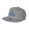 Thumbnail image for  Heather Grey Wool Blend Flat Bill Snapback Hat