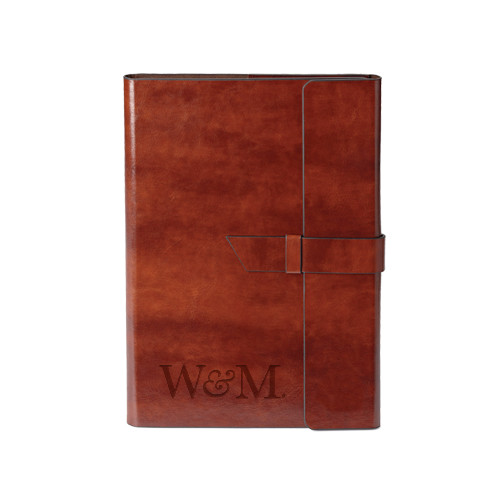  Fabrizio Junior Brown Portfolio w/Loop Closure - W&M Engraved