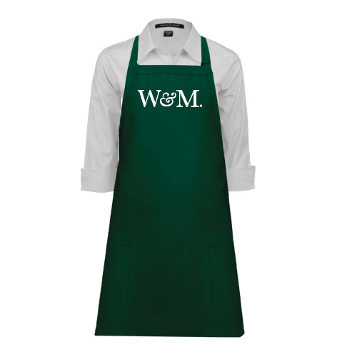  Full Length Dark Green Apron - W&M