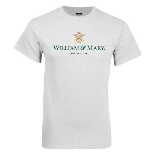  White T Shirt - Chartered Logo