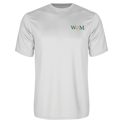  White Performance Tee - W&M