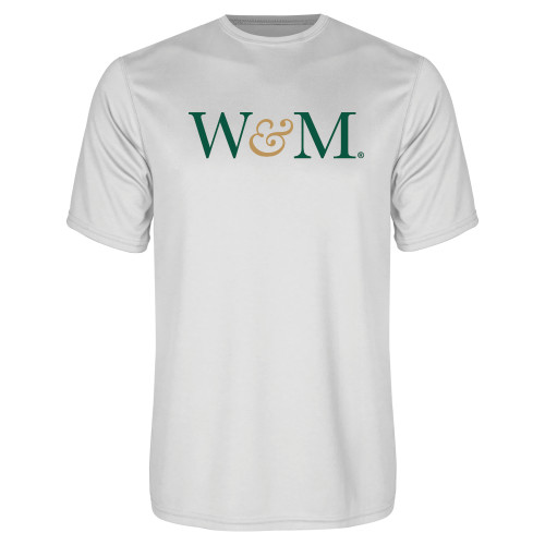  White Performance Tee - W&M