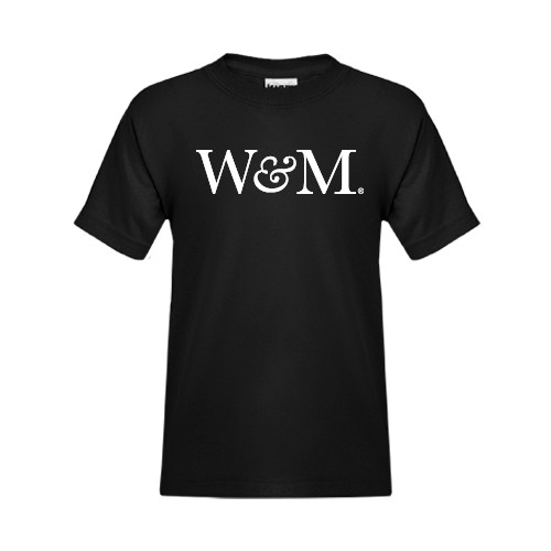  Youth Black T Shirt - W&M