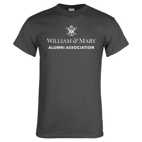  Charcoal T Shirt - Alumni Association Stacked