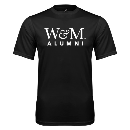  Black Performance Tee - W&M Alumni