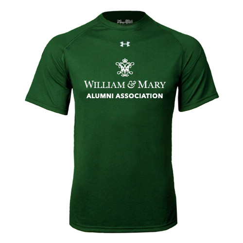  Under Armour Dark Green Tech Tee - Alumni Association Stacked