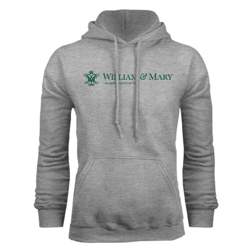  Grey Fleece Hoodie - Alumni Association Flat