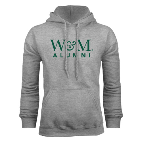  Grey Fleece Hoodie - W&M Alumni