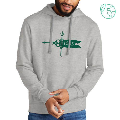  Allmade Light Grey Organic French Terry Pullover Hoodie - Weathervane