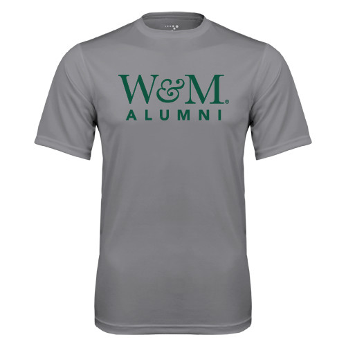  Grey Concrete Performance Tee - W&M Alumni