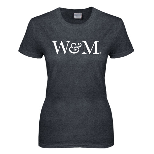 Womens Dark Heather Short Sleeve Tee - W&M