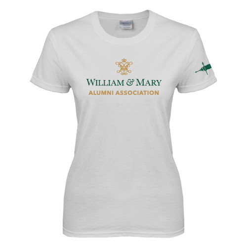  Womens White Short Sleeve Tee - Weathervane