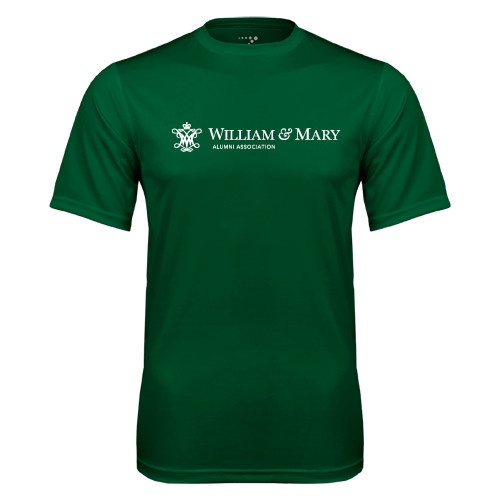  Dark Green Performance Tee - Alumni Association Flat