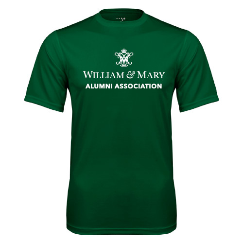  Dark Green Performance Tee - Alumni Association Stacked