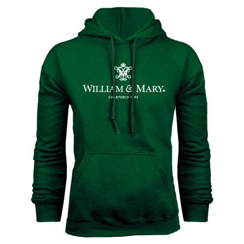  Dark Green Fleece Hood - Chartered Logo