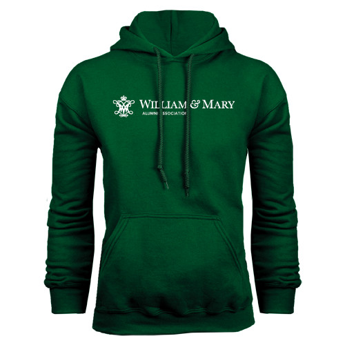  Dark Green Fleece Hood - Alumni Association Flat