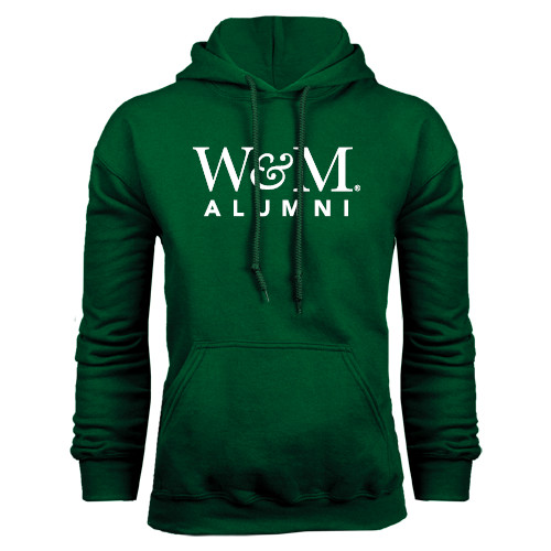  Dark Green Fleece Hood - W&M Alumni