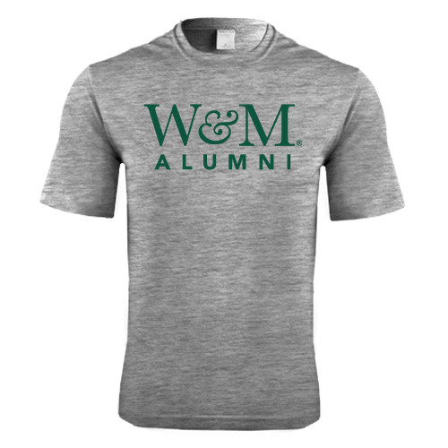 Grey Heather Performance Contender Tee - W&M Alumni
