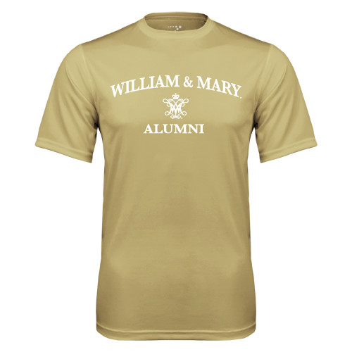  Vegas Gold Performance Tee - Arched Academic William & Mary Alumni