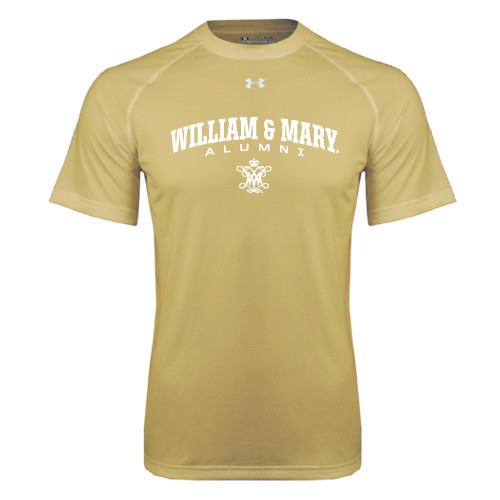  Under Armour Vegas Gold Tech Tee - Arched Collegiate William & Mary Alumni