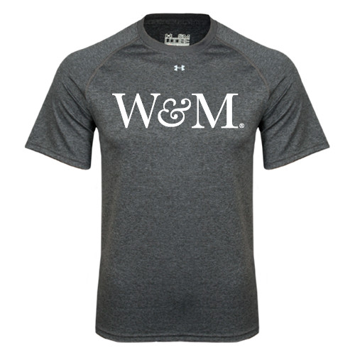  Under Armour Carbon Heather Tech Tee - W&M