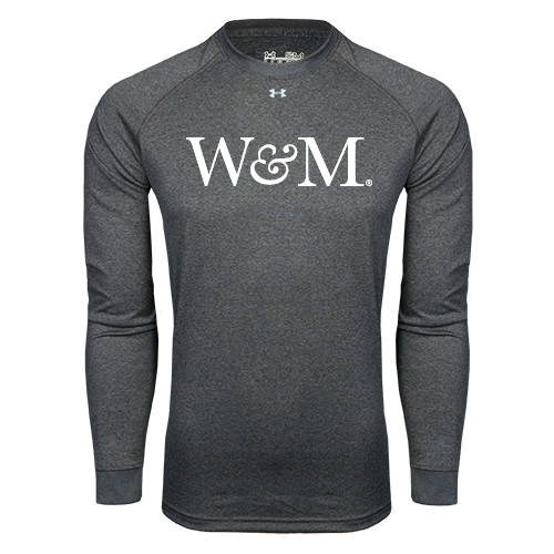  Under Armour Carbon Heather Long Sleeve Tech Tee - W&M