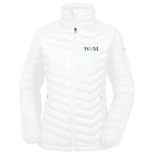  Columbia Womens White Powder Lite Jacket - W&M