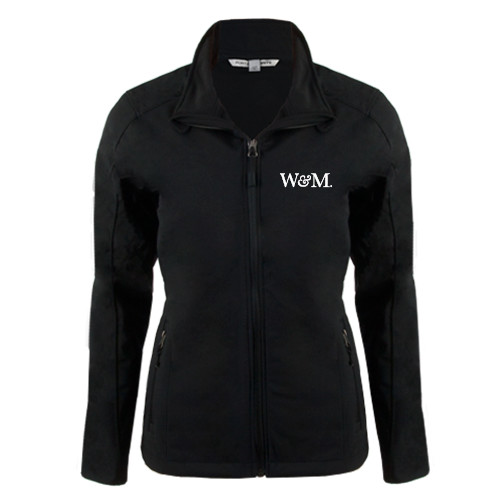  Womens Black Softshell Jacket - W&M