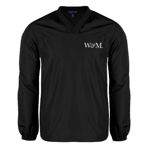  Black V Neck Raglan Windshirt - W&M