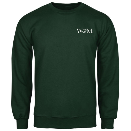  Dark Green Fleece Crew - W&M
